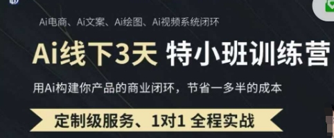AI实操培训第20-21期线下,0基础保姆级教程,3月最新整理,企业获客、降本增效、打造超级个体-余鲤网创